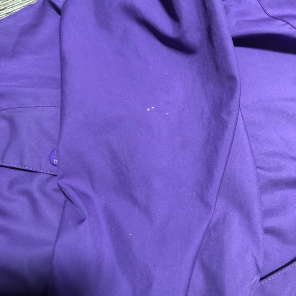 Vintage Eastern Mountain Sports (EMS) Purple Half-Zip Anorak Windbreaker Jacket - Picture 6 of 13